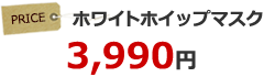 ホワイトホイップマスク 3,990円